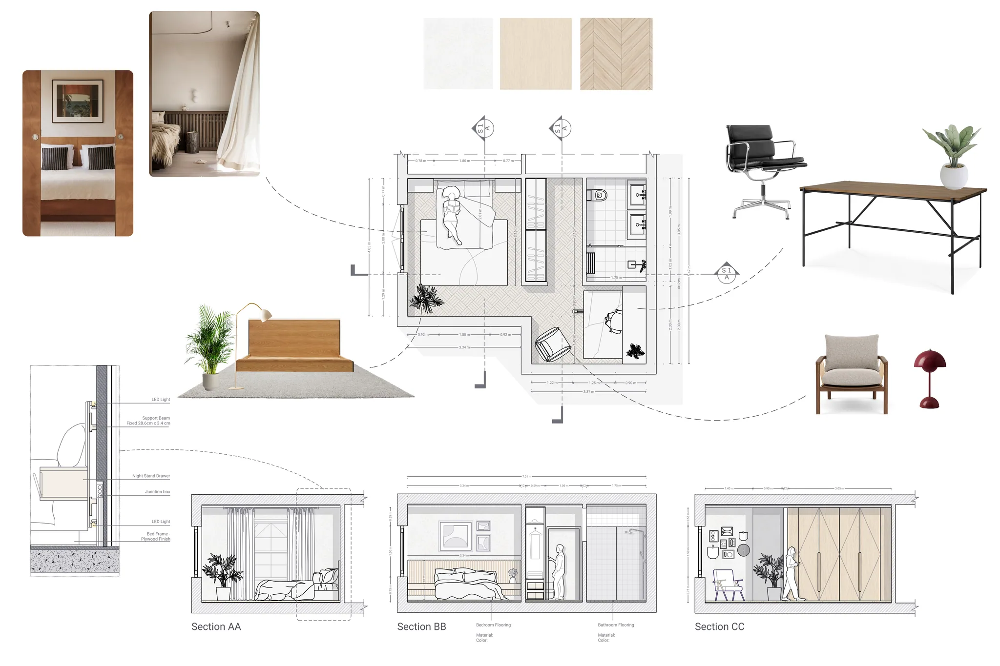 Master Bedroom Floor Plan